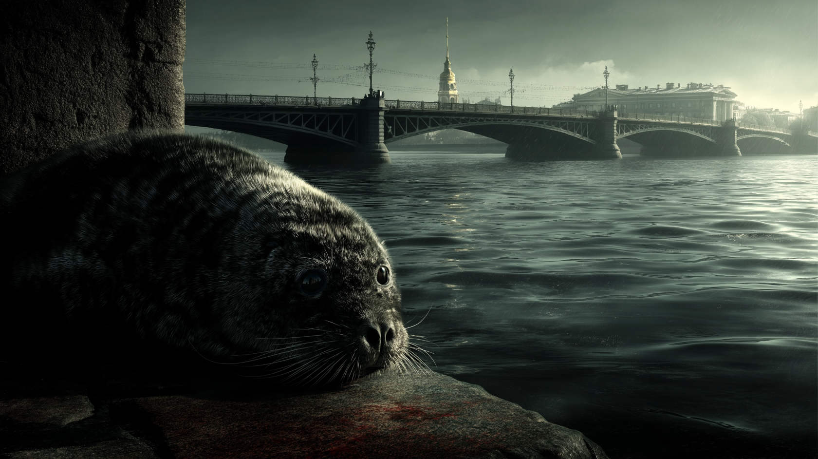TokyoStargazer_Cute_black_chubby_seal_resting_on_a_stone_in_the_f0655840-c9c7-4f18-8db8-95e376478622.png